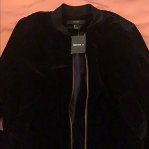 Forever 21 velvet black jacket
